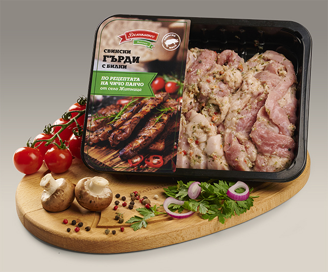 Pork breasts with herbs