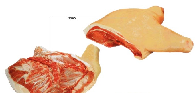 Pork forequarter with jowl