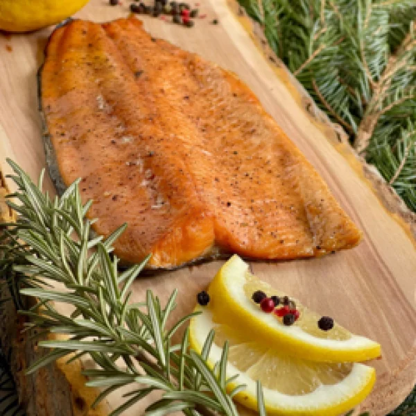 File de păstrăv afumat (200 g)